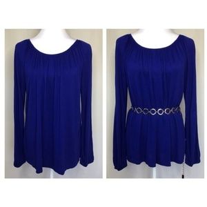 Talbot's Long Sleeve Tunic Top Lg Petite